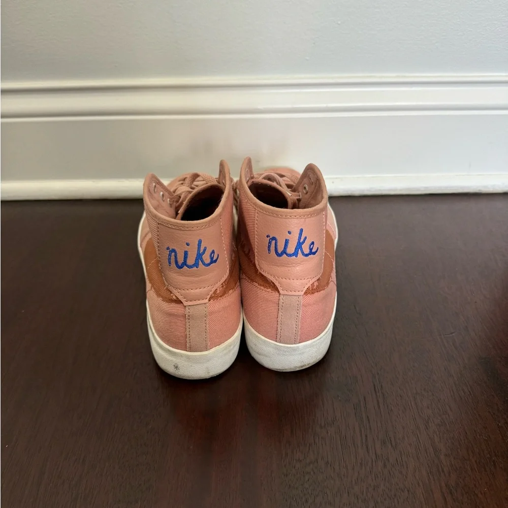 W12.5 M10.5 Nike Blazer Court Mid Premium SB 'Rose Whisper Burnt Sienna' - Picture 4 of 7